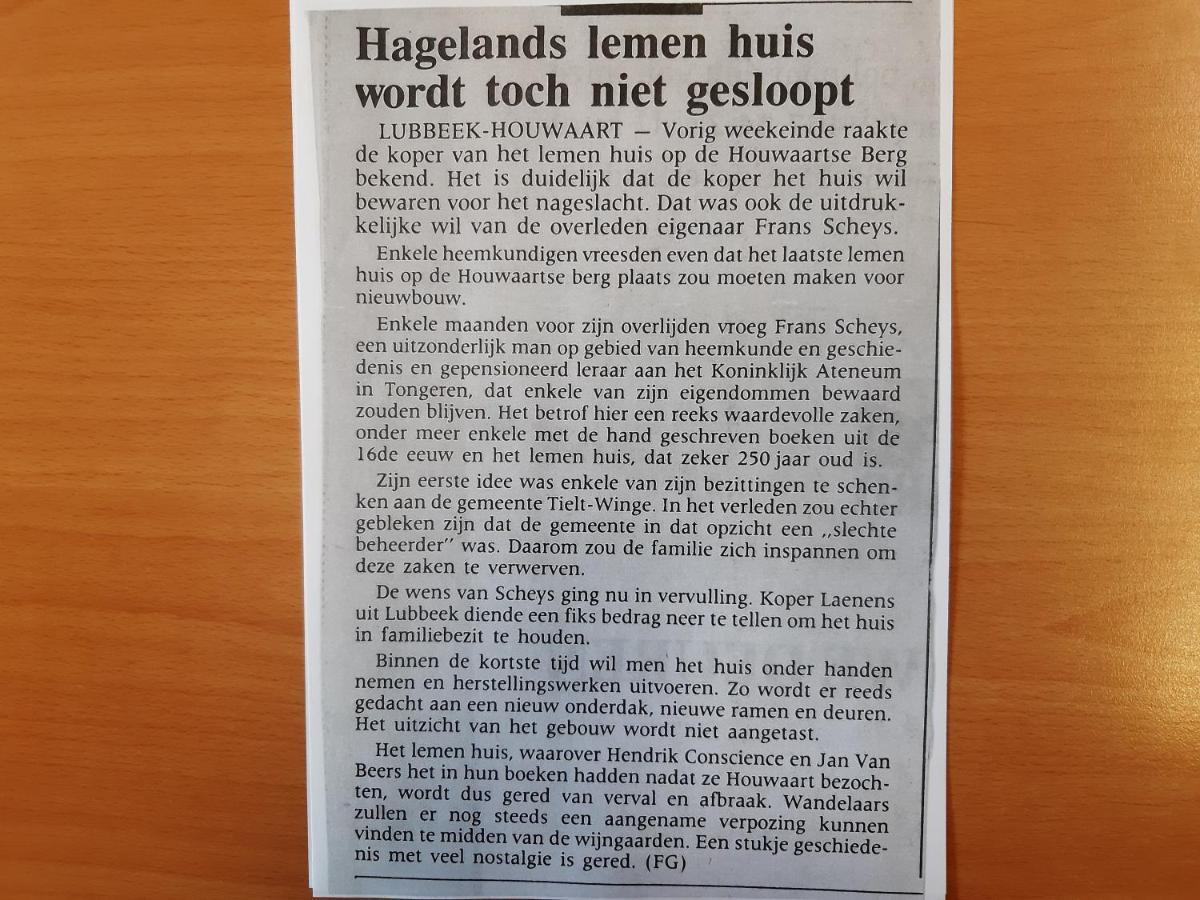 Lemen Huis Houwaart Tielt-Winge Ngoại thất bức ảnh